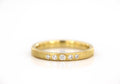 Rheingoldring mit 5 eingeriebenen Brillanten