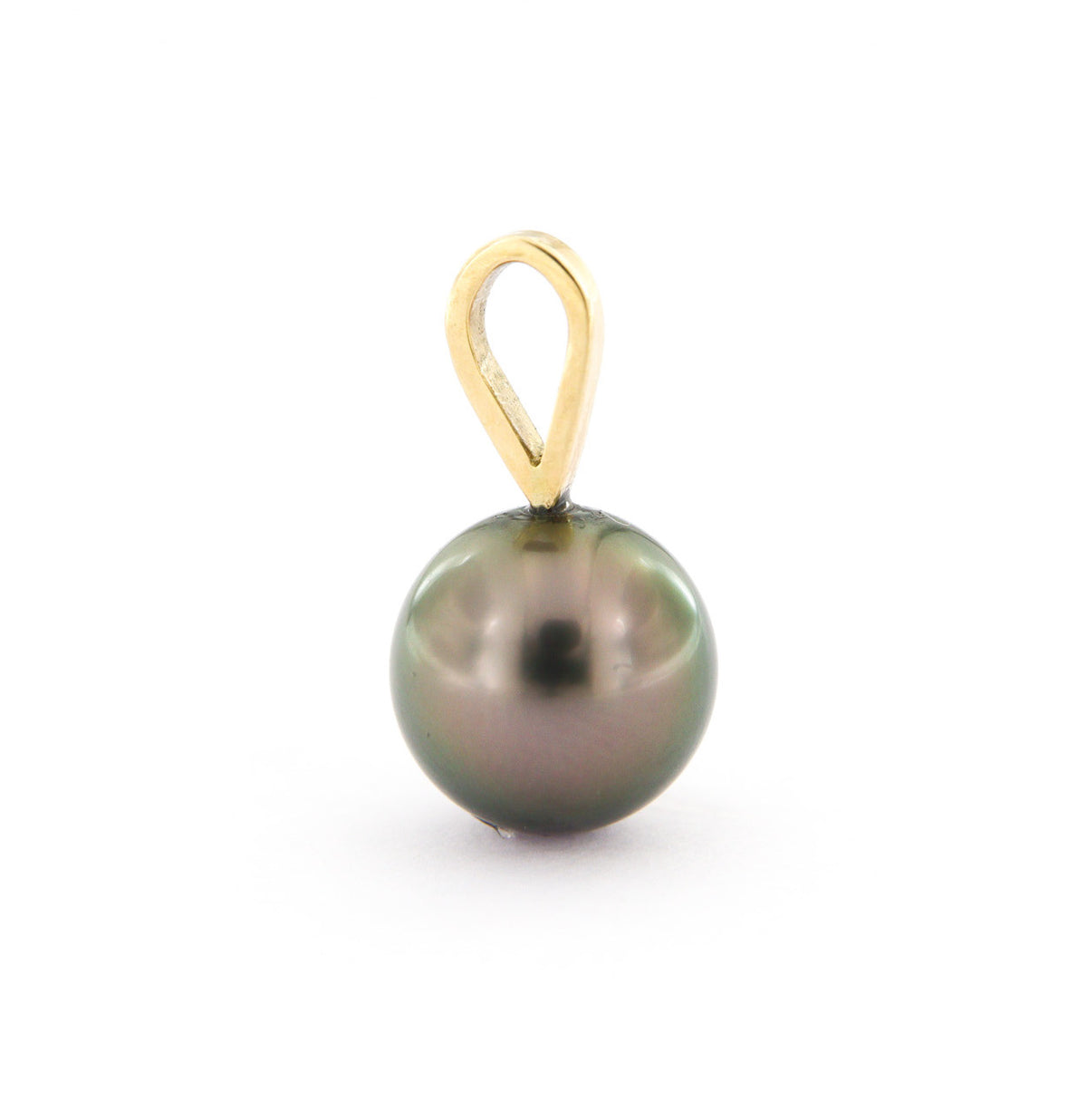 Gelbgoldanhänger mit Tahitiperle