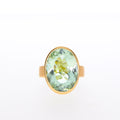 Goldring mit Aquamarin 11,54 ct