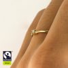 Verlobungsring Gold Brillant