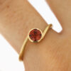 Hessonit Granat Ring