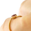Hessonit Granat Ring