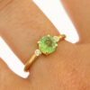 Turmalin Verdelith Ring mit Brillanten