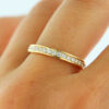 Memoirering Weißgoldring Weißgold aus dem Rhein Brillantring