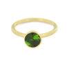 Moosgrüner Turmalinring Recyclinggold