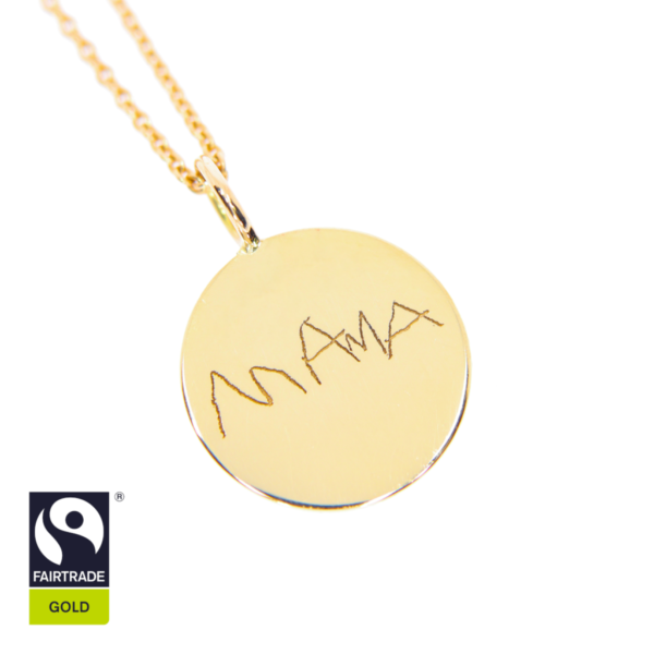 Personalisiertes Goldplättchen